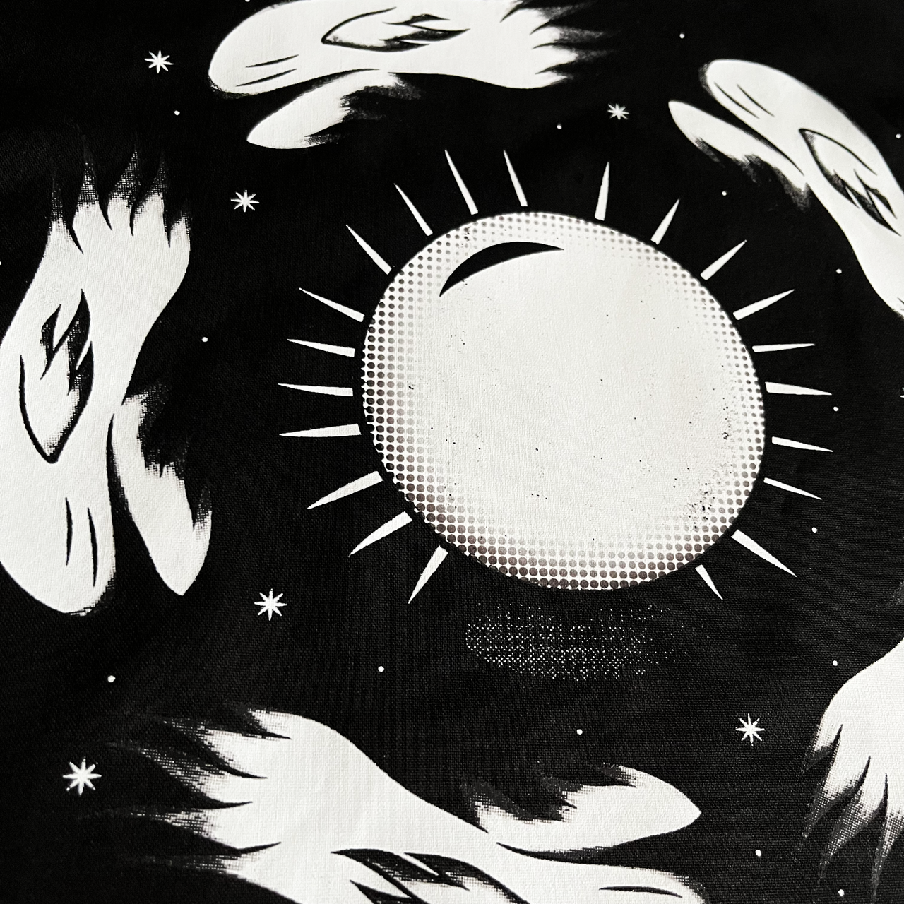 Crystal Ball Ghosts Tote Bag